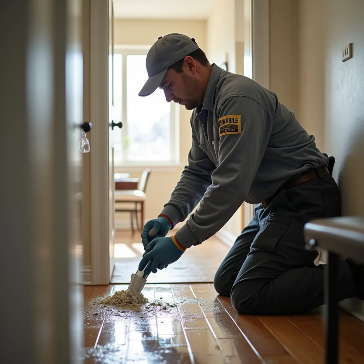 Emergency Flood Response in progress by an IICRC-certified technician in a Daly City, CA home