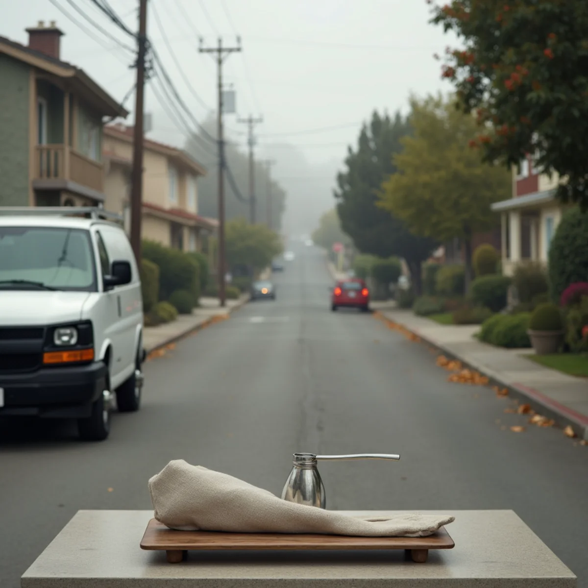 Residential street in Foster City, CA served by Water Damage Daly City