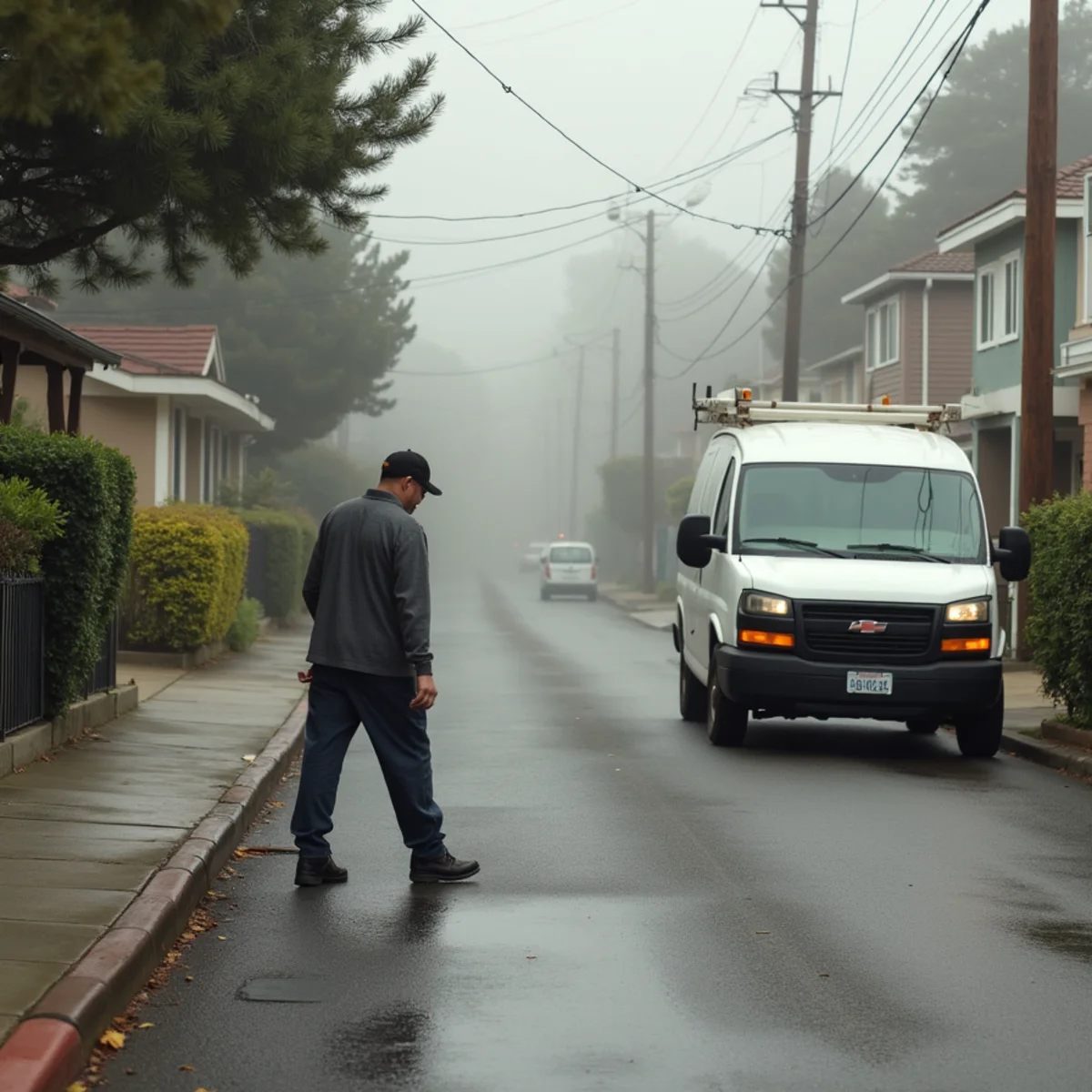 Residential street in Highlands-Baywood Park, CA served by Water Damage Daly City