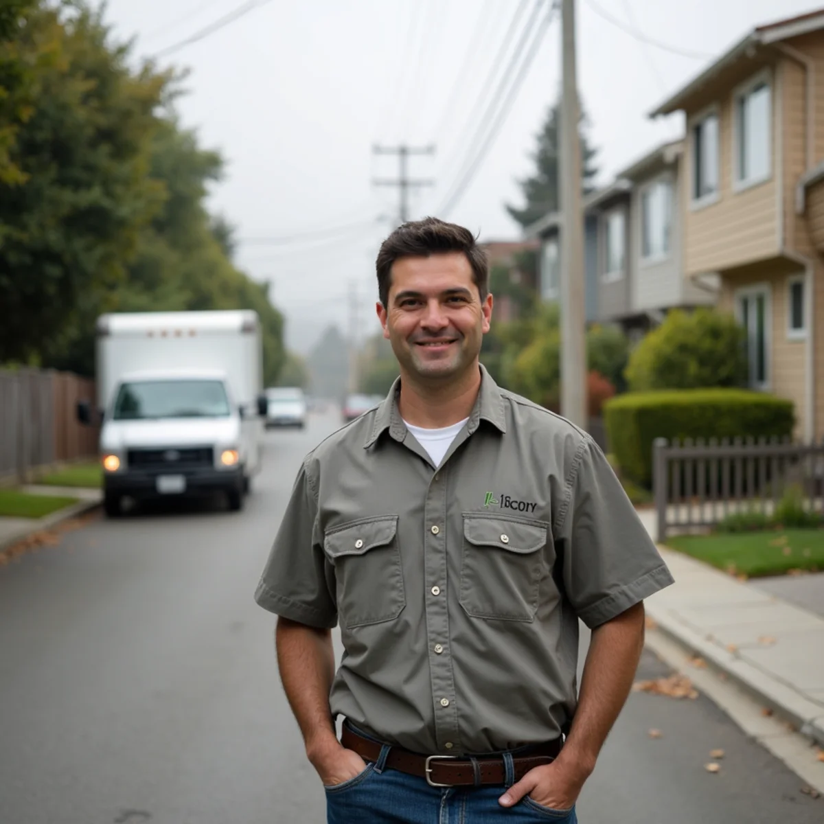 Residential street in Hillsborough, CA served by Water Damage Daly City