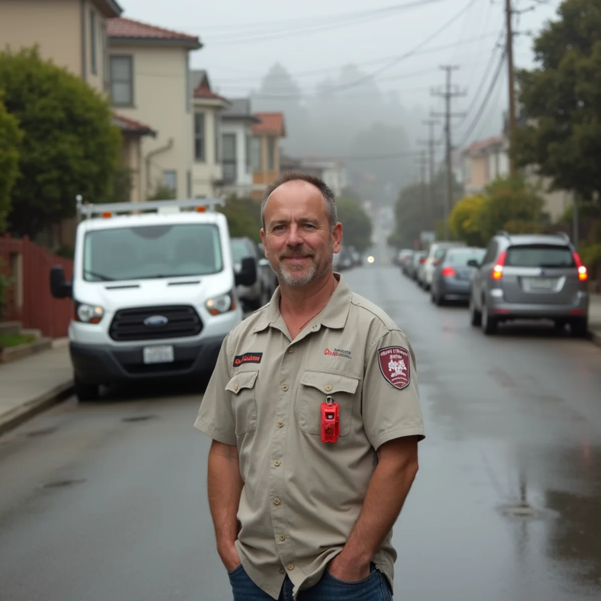 Residential street in Hillside, Daly City served by Water Damage Daly City