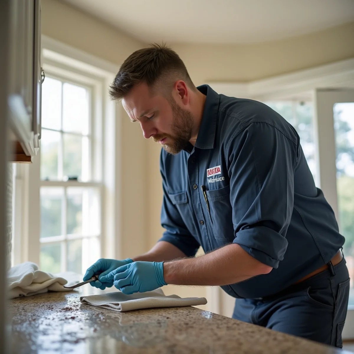 Insurance Claims Assistance in progress by an IICRC-certified technician in a Daly City, CA home