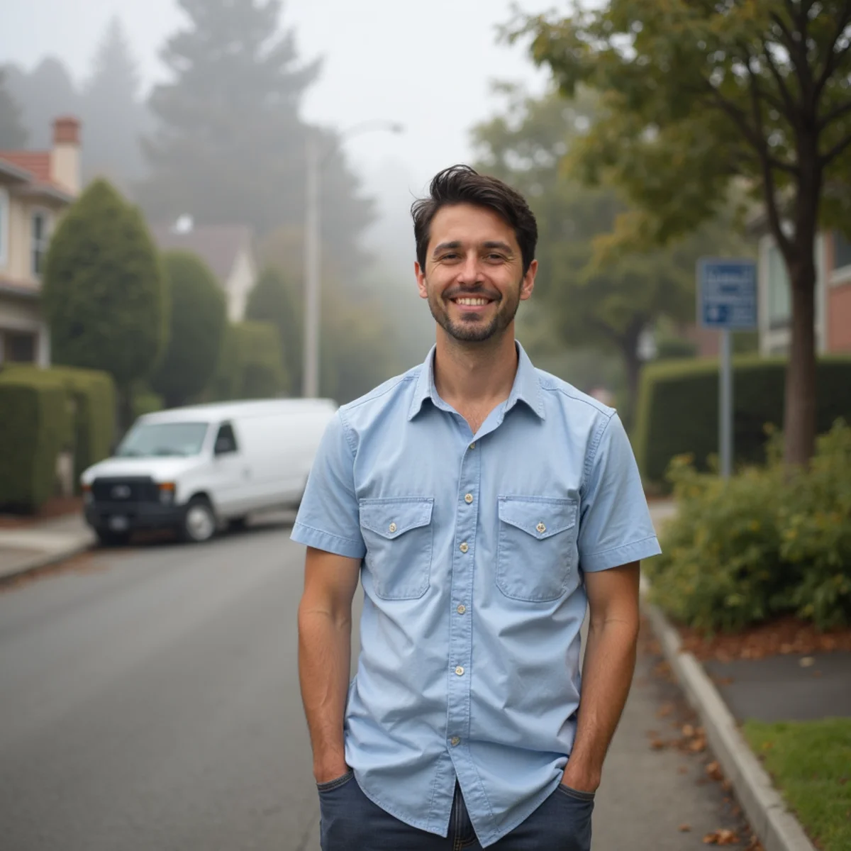 Residential street in Millbrae, CA served by Water Damage Daly City