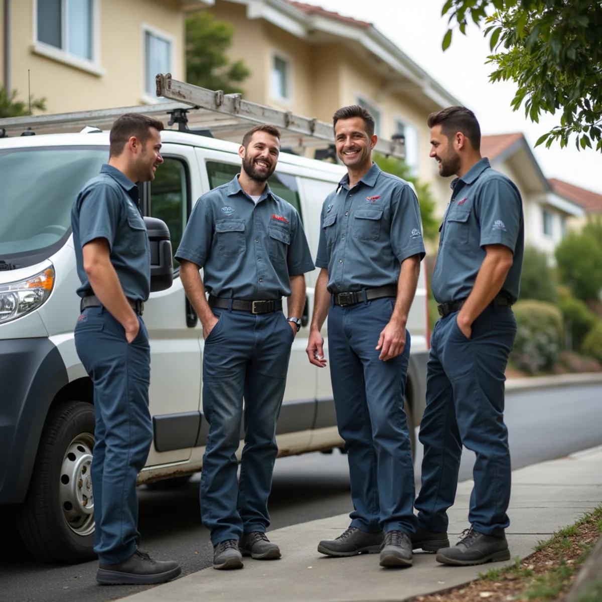 Water damage restoration crew in a Millbrae, CA home