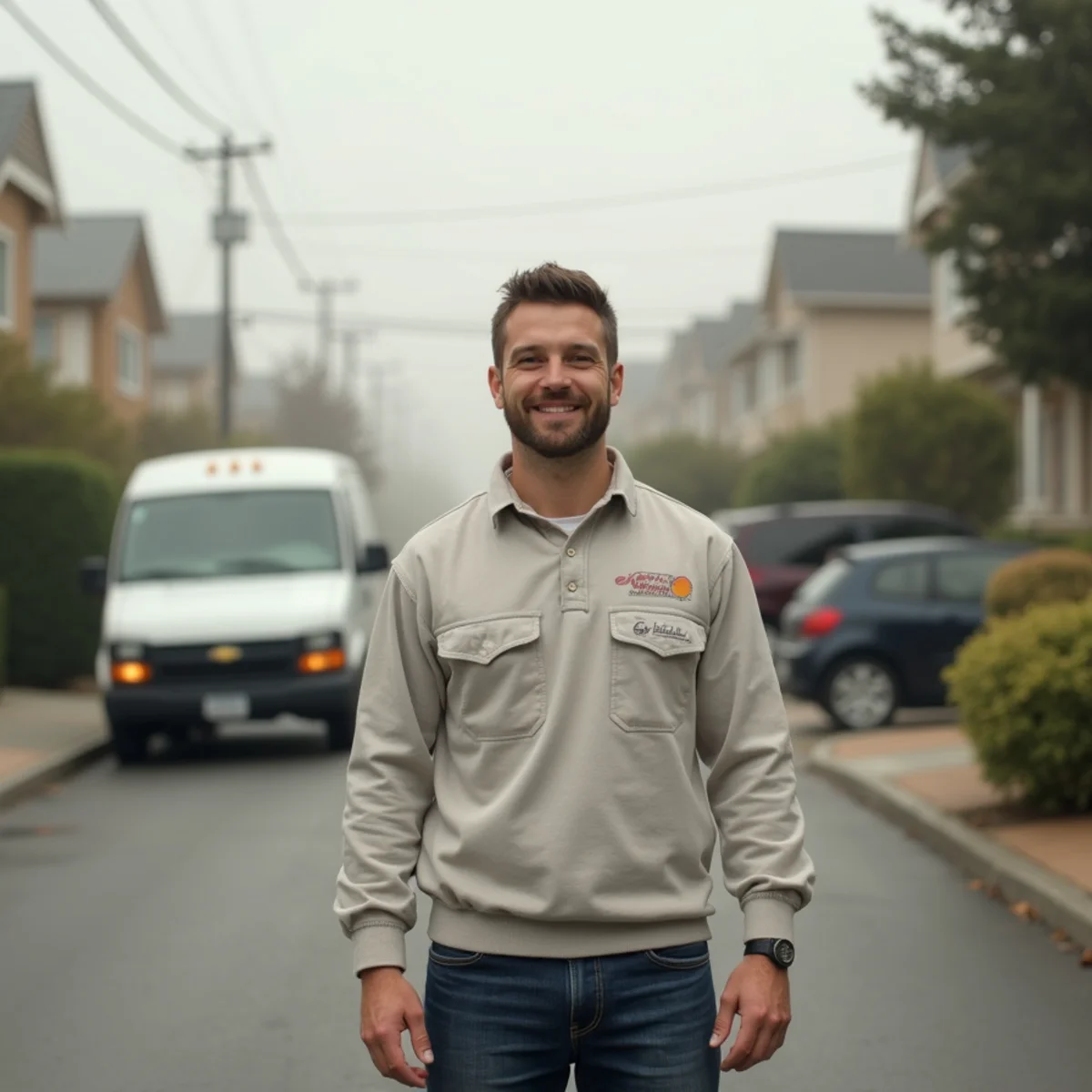 Residential street in North Fair Oaks, CA served by Water Damage Daly City