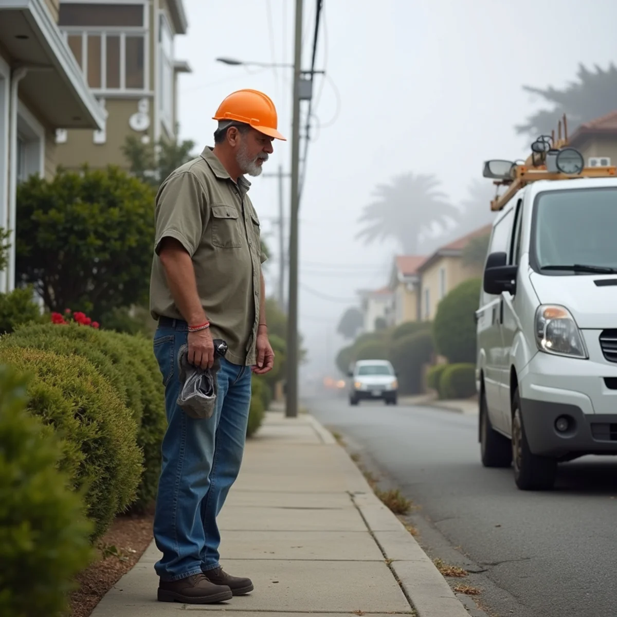 Residential street in Pacifica, CA served by Water Damage Daly City
