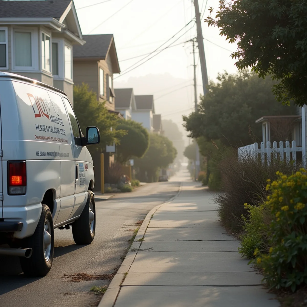 Residential street in Princeton-by-the-Sea, CA served by Water Damage Daly City