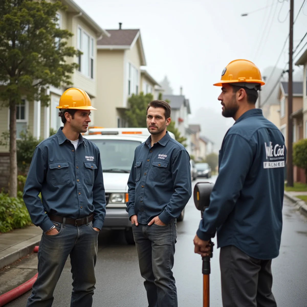 Restoration crew coordinating a multi-unit water damage job for a Daly City property manager
