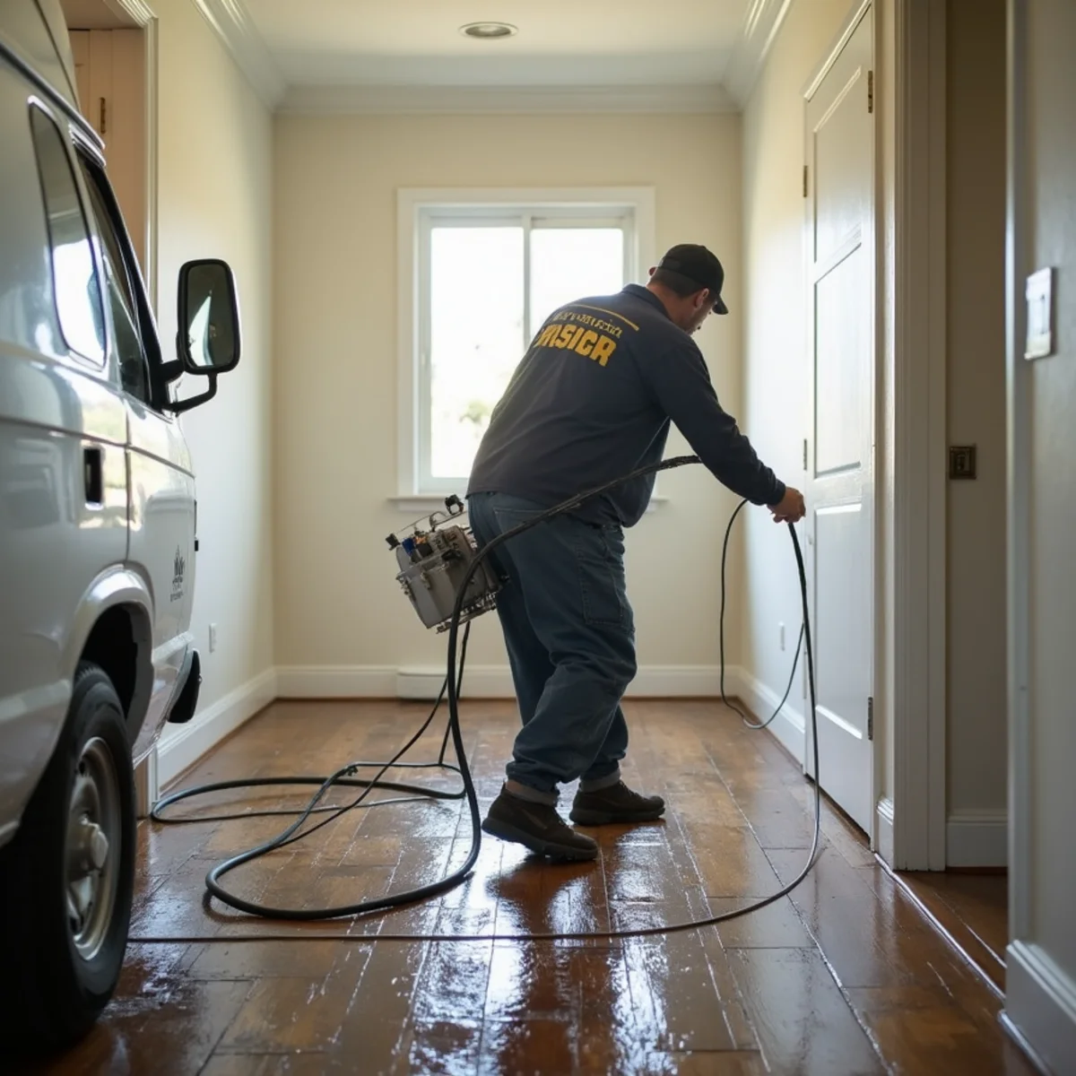 Residential water damage restoration in a single-family Daly City home