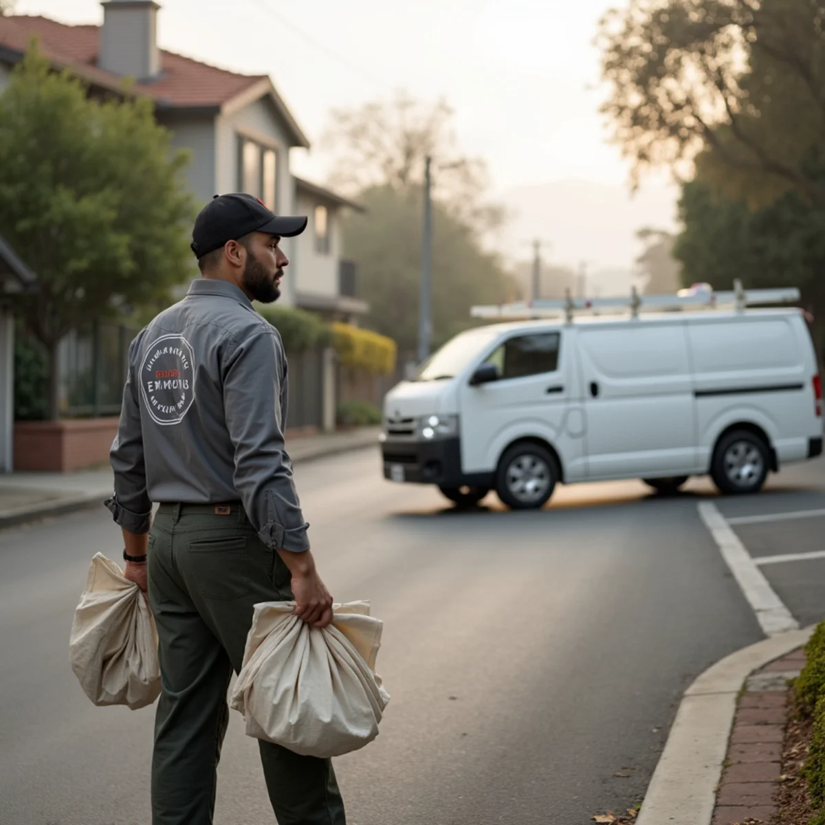 Residential street in San Carlos, CA served by Water Damage Daly City