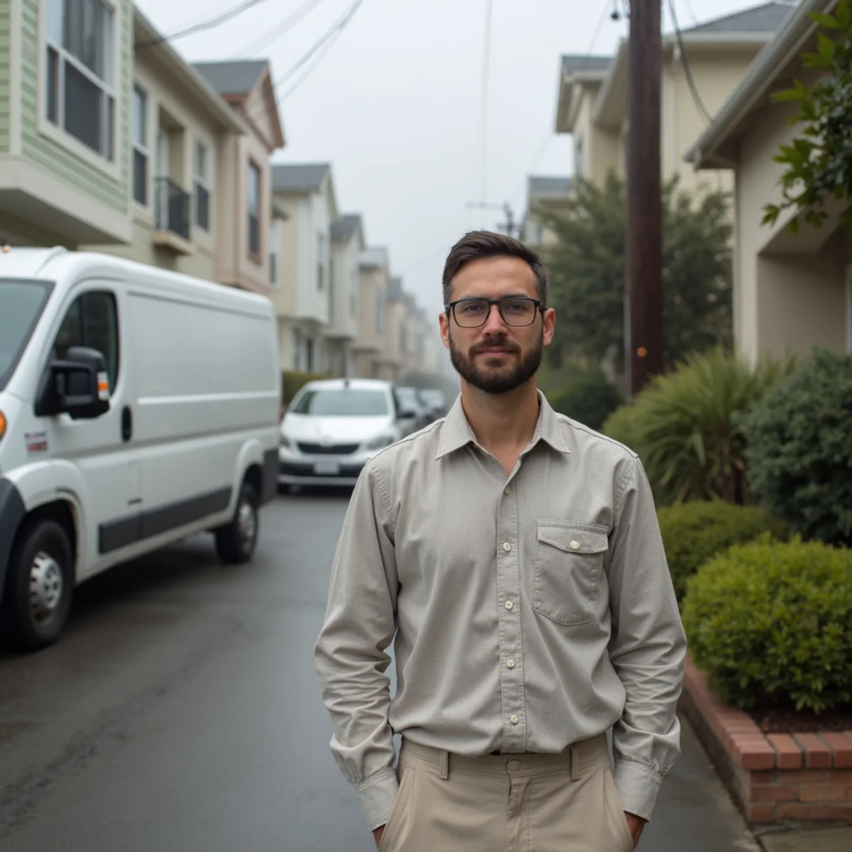 Residential street in Serramonte, Daly City served by Water Damage Daly City