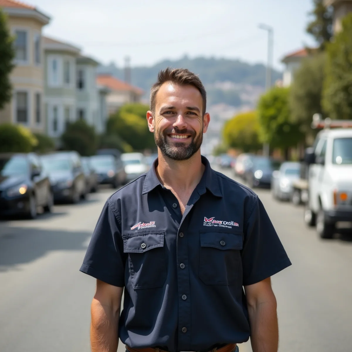 Water damage restoration technician in Visitacion Valley, San Francisco